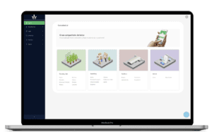 Cannabud.ai's intuitive and user-friendly back office homepage, serving as a central hub for easy navigation to various pages and features